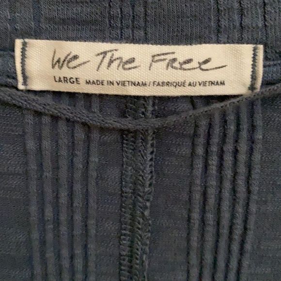 We The Free Big Sur Ribbed Long Sleeve Scoop Neck Shirt - Picture 2 of 6